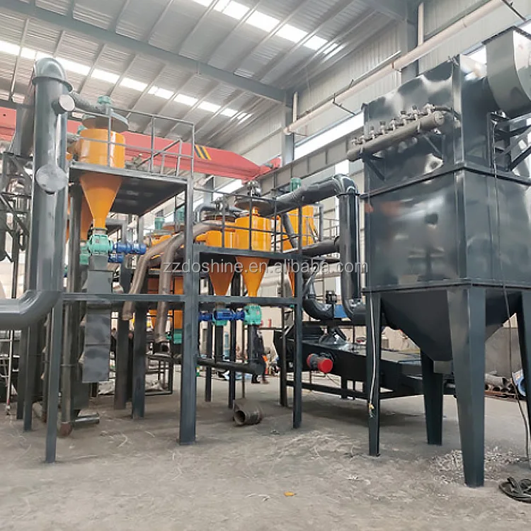 Waste Li Ion Battery Recycling Plant Lithium Cell Crushing Recycling Sorting Machine For Black Powder