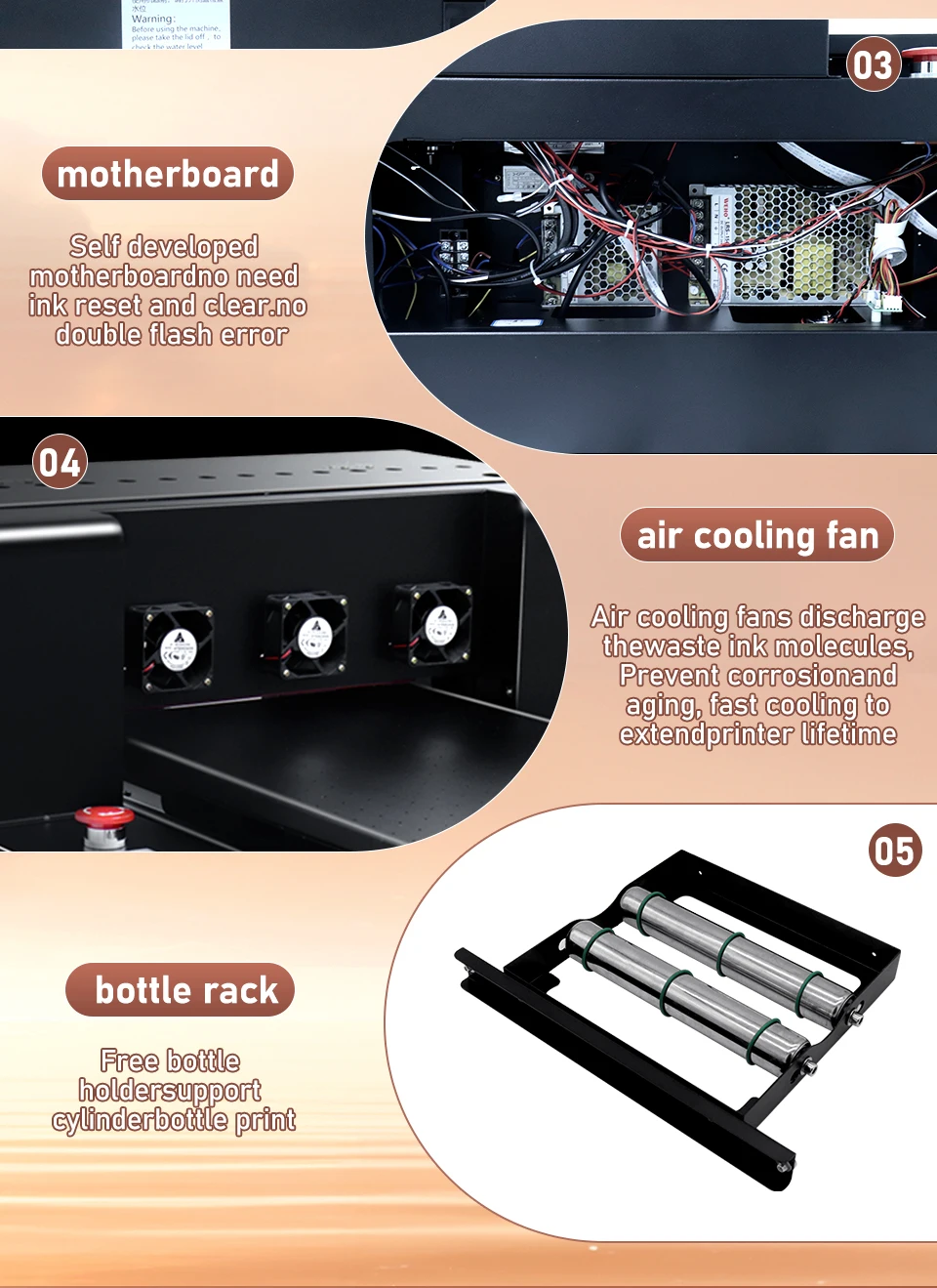 Colorsun UV DTF printer for making stickers a3 3250 UV varnish printer laminating machine A B film  full package