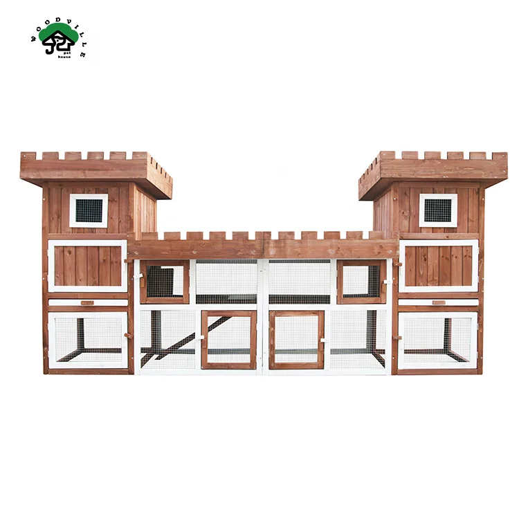 Factory Sale Spacious Custom Breathable Luxury Commercial Easy Cleaning Rabbit Cage