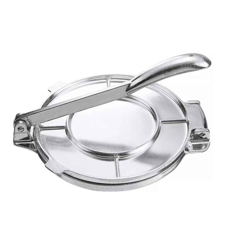 Kitchen Tortilla Maker Press Aluminium Dough Meat Press Maker Bakeware Tools Tortilla Pancake Pie Tools Baking Accessories 8'