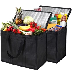 Wholesale Eco-friendly Insulated Reusable Grocery Bags Delivery Lunch Cooler Bag