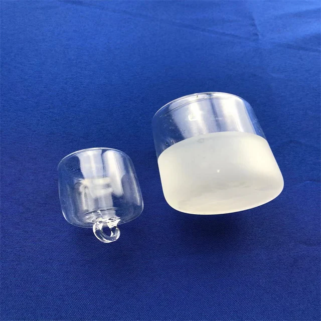 Heat resistant Transparent laboratory glassware Silica Fused Test tubes Clear Quartz Cross Joint Pipe Fitting Tube
