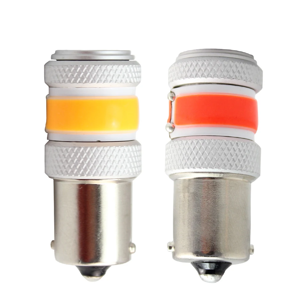 Newest 1156 1157 P21 420 Lumens LED Reversing Lamp High Bright Turn Signal Light BAU15S PY21W LED with White Parking tail Lamp