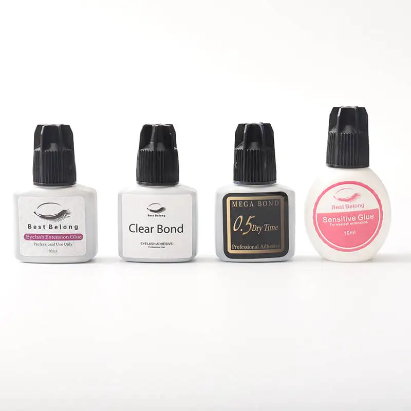 Korean Professional Eyelash Extension Glue Clear Fast Lash Glue Adhesive for Lash Extension Custom Fast Lash Glue Supplier