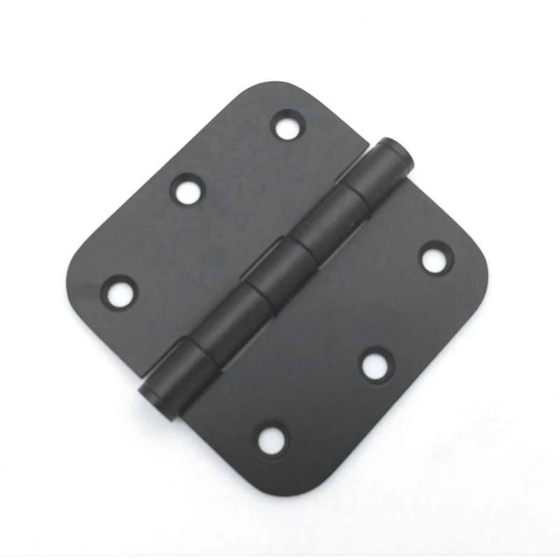 Stainless Steel Residential Radius Corner Butt Hinge Satin Nickel 3.5 Inch Door Hinges