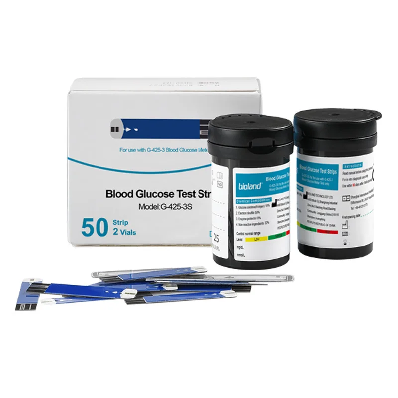 OEM Blood Glucose Strips Compatible with all Bioland blood sugar monitors