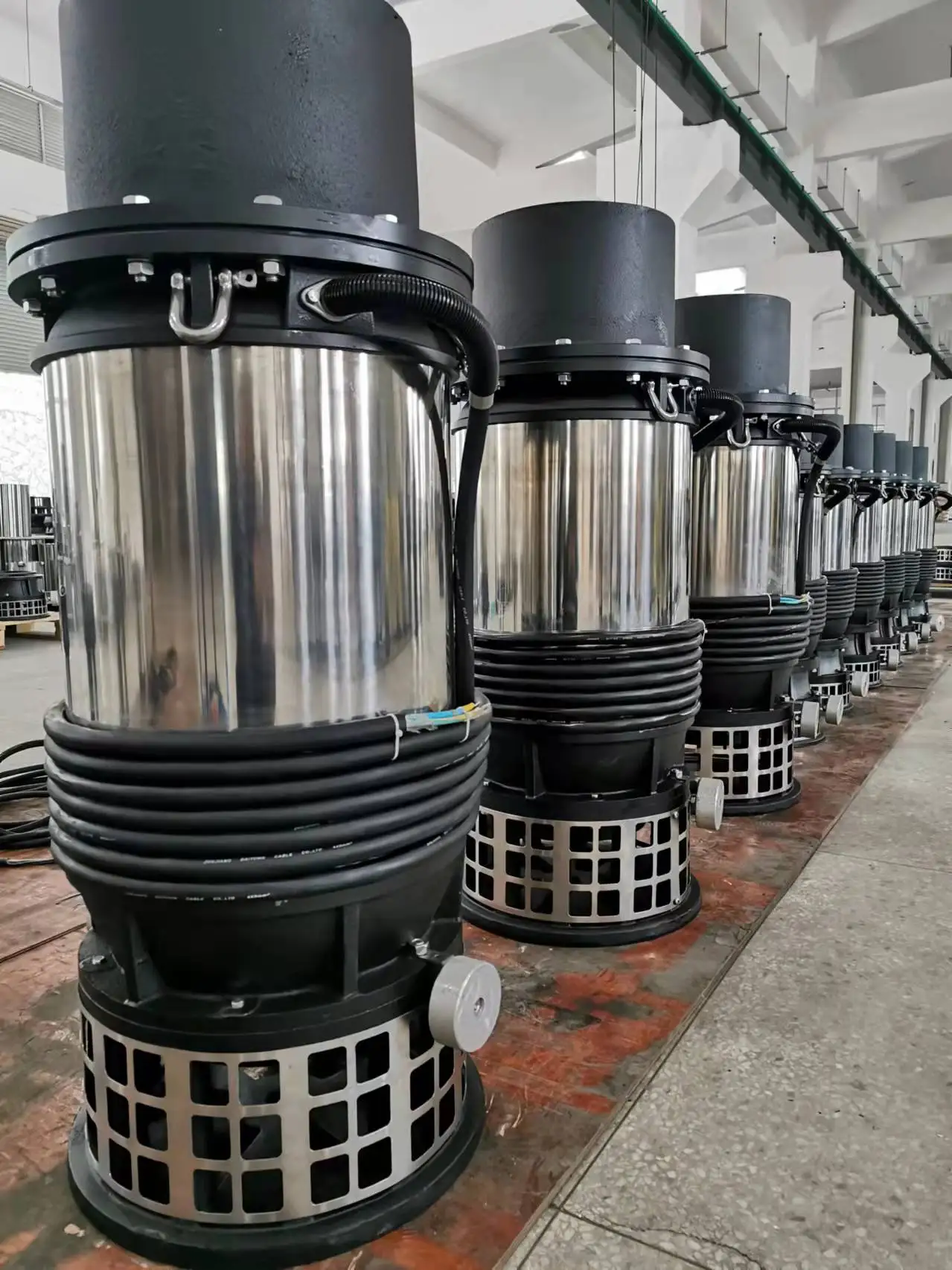 high efficiency large flow submersible water pump for fish shrimp 6-12 inch high volume submersible drain pump for landscape