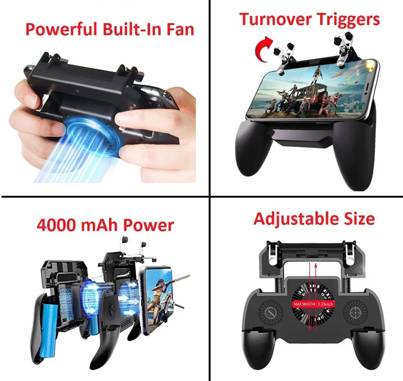 Hot Selling Fan Joystick Game Controller Gamepad Mobile Smartphone Games Call Duty Gamepad Mobile Game Controller