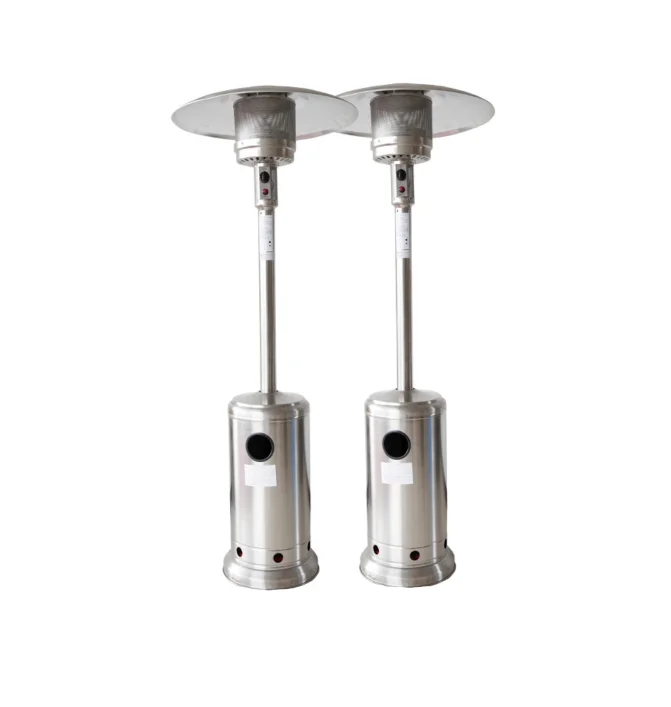 OEM Propane Water Heater Stainless Steel Outdoor Gas Heater Easy To Transport With Rollers Terrace Propane Heater