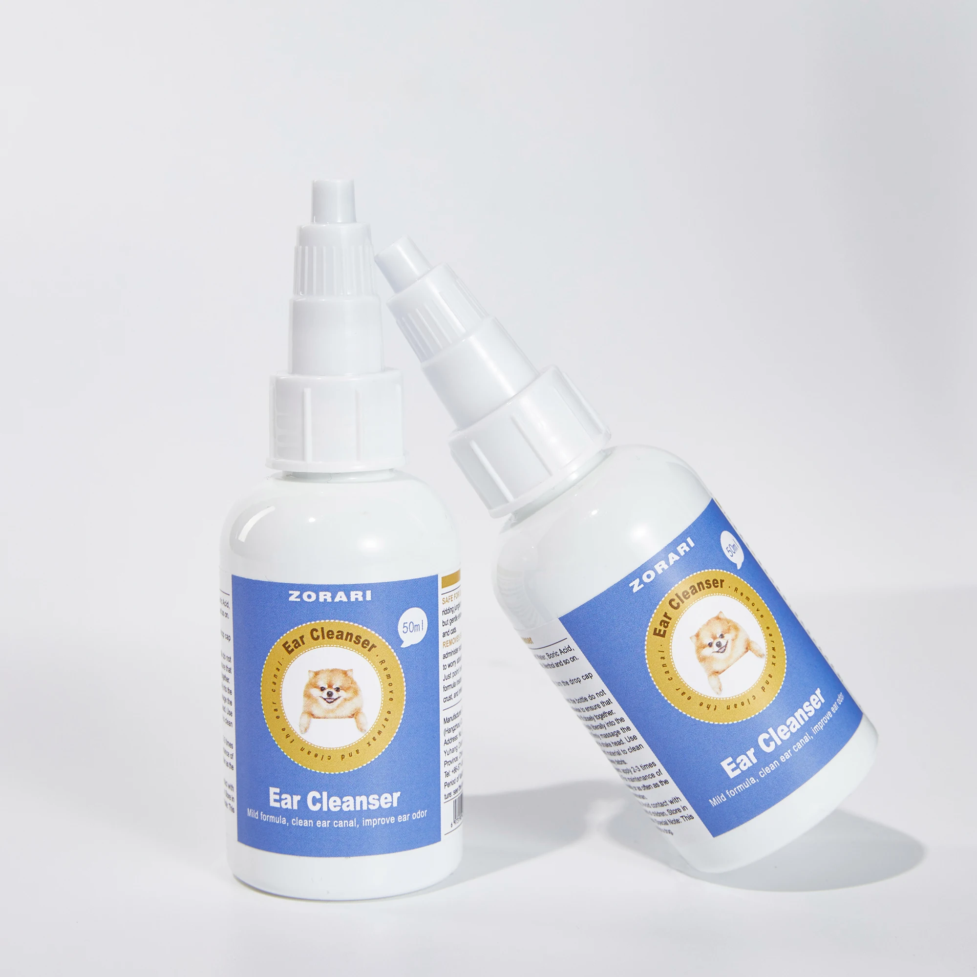 Natural Cat & Dog Ear Cleaner Solution Wash Pet Cleanser Reducing Itching Redness odor