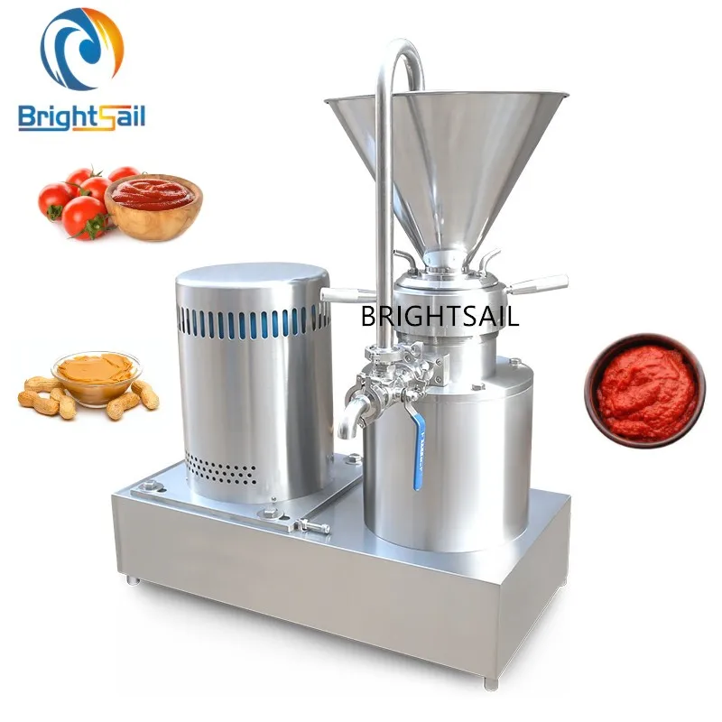 Brightsail Small Tabletop Food Strawberry Jam home Peanut Paste Nut Butter Sesame Price Tahini Making Machine Colloid Mill