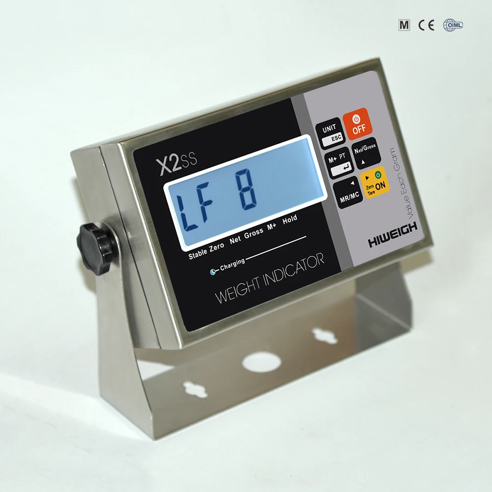 
X2SS Oiml Approved Digital Weighbridge Weighing Controller Indicator 