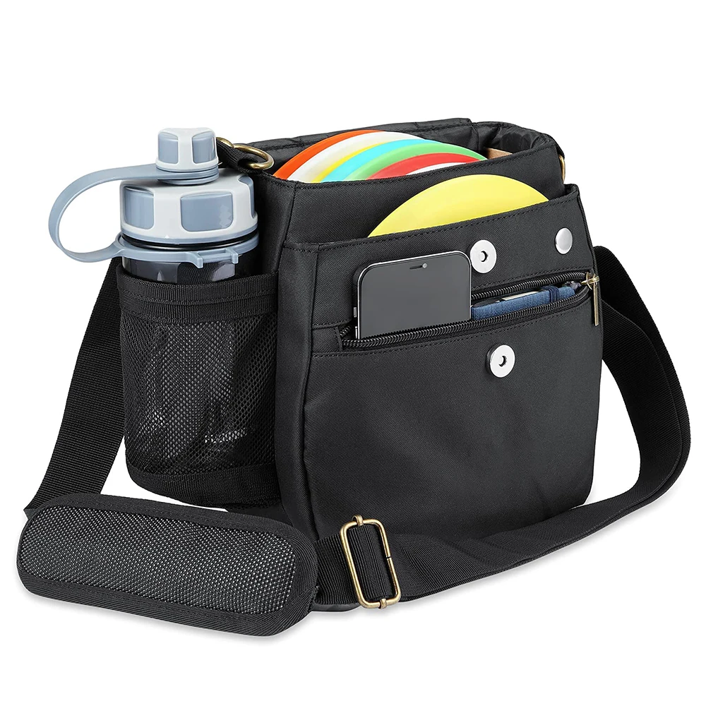 Custom Outdoor Small Frisbee Starter Set Storage Pack Waterproof Frisbee Grip Bolsa de golf de disco Golf Disc Sling Bag