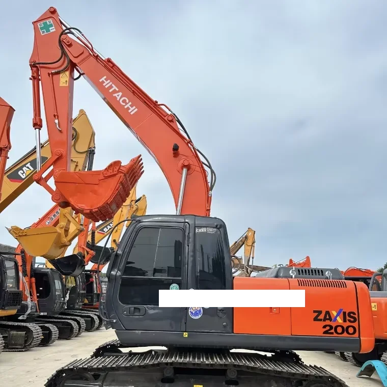 Очень дешевые оригинальные б/у гидравлические экскаваторы hitachi ZX200 Гусеничные