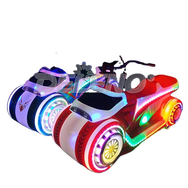 Indoor Outdoor Mechanical Motor Colorful Luminous Car Ride Battery-Supported Sliding Attraction for Kids for Amusement Park