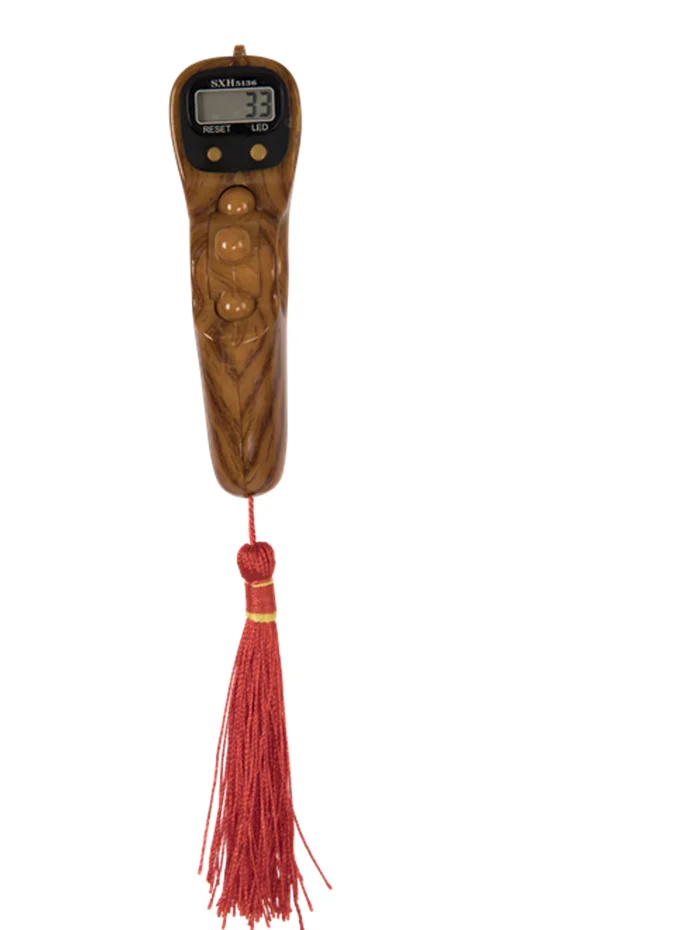 Factory wholesale Muslim LED finger Tasbih Digital Tally Counter electronic rosary counter 5 colour hand tasbeeh Beads counter