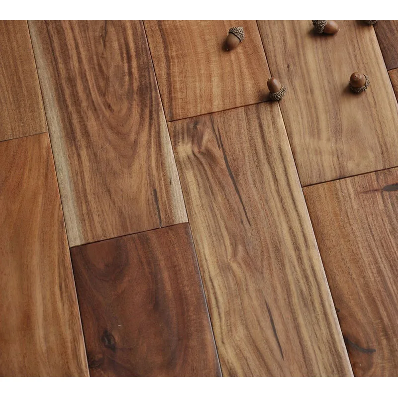 
18mm Solid hardwood acacia flooring wholesale price 