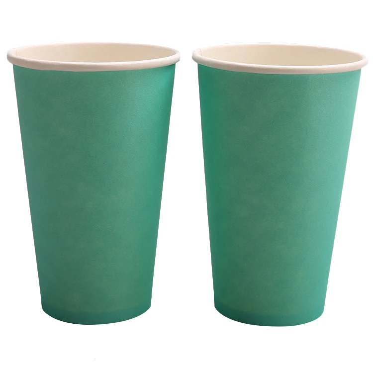 Disposable paper coffee cups 16oz