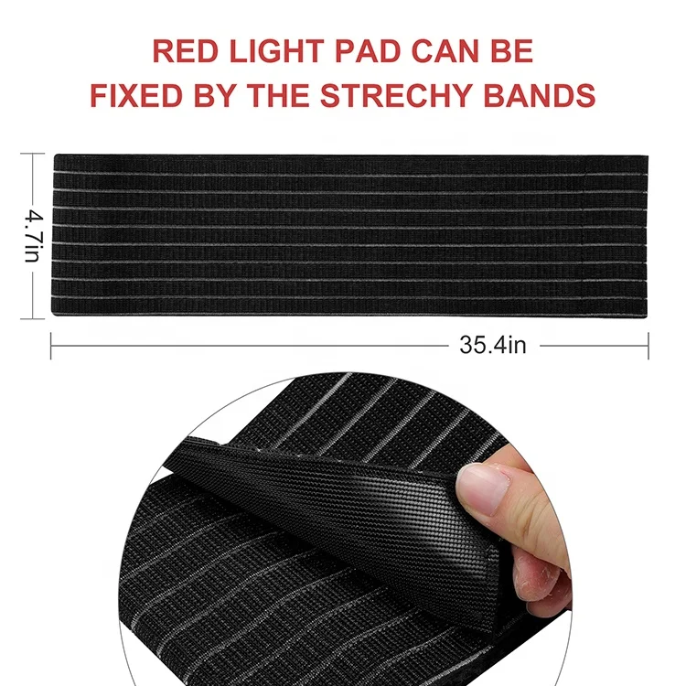
Medical grade red light therapy 660nm 850nm laser 360 belt Massage Body Pads Wrap Belt 