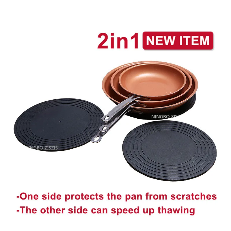 Defrosting Tray, Round Defrosting Plate Tray, Thawing Plate for Fast Defrosting of Frozen Foods Such as Chicken,Meat,Fish,Prawns