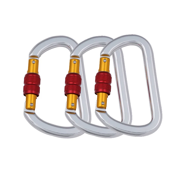 Factory wholesale lightweight metal mini carabiner 30KN