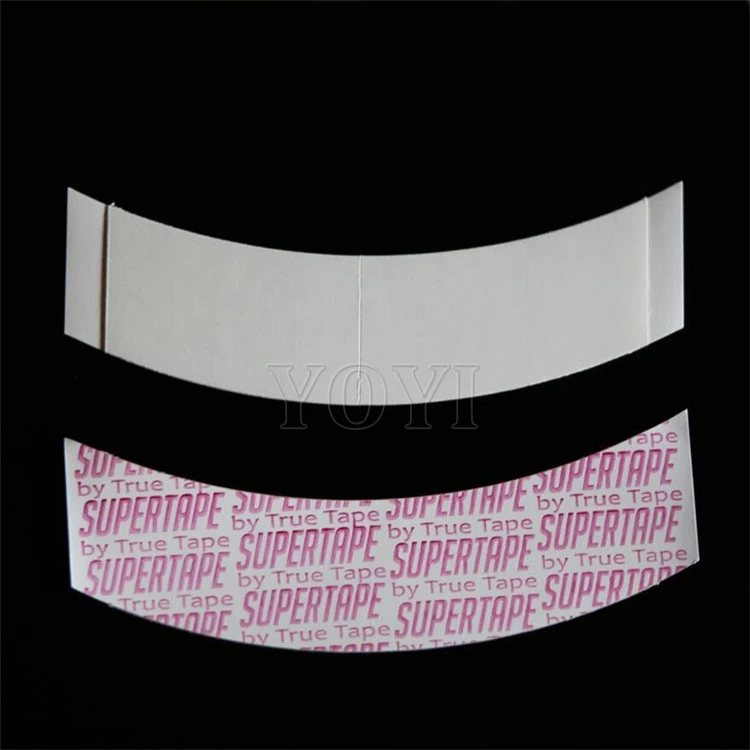 Оптовая продажа водонепроницаемая ультратонкая Двухсторонняя клейкая лента 36Y белый парик для волос