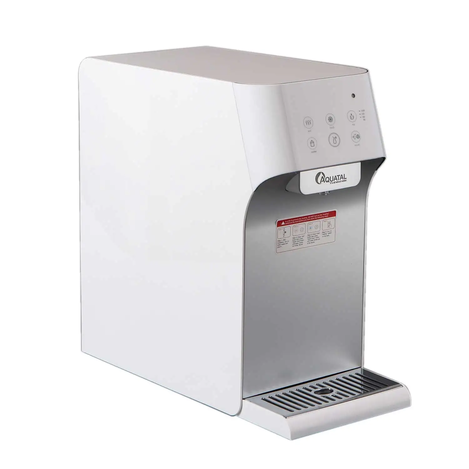 Most popular modern mini POU desktop hot and cold UF filter system water dispenser