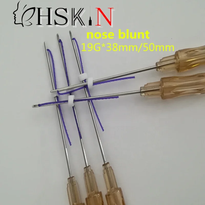 
Factory price wholesale organization tension and lift pdo line lift function, can nose up Nose L blunt 19g38mm 