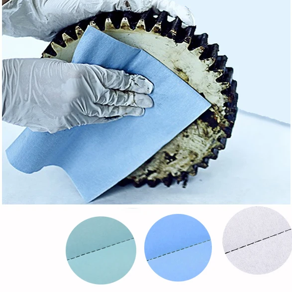 Cleaning Industrial Woodpulp Wipe Wipes Industry Blue Wipers Roll
