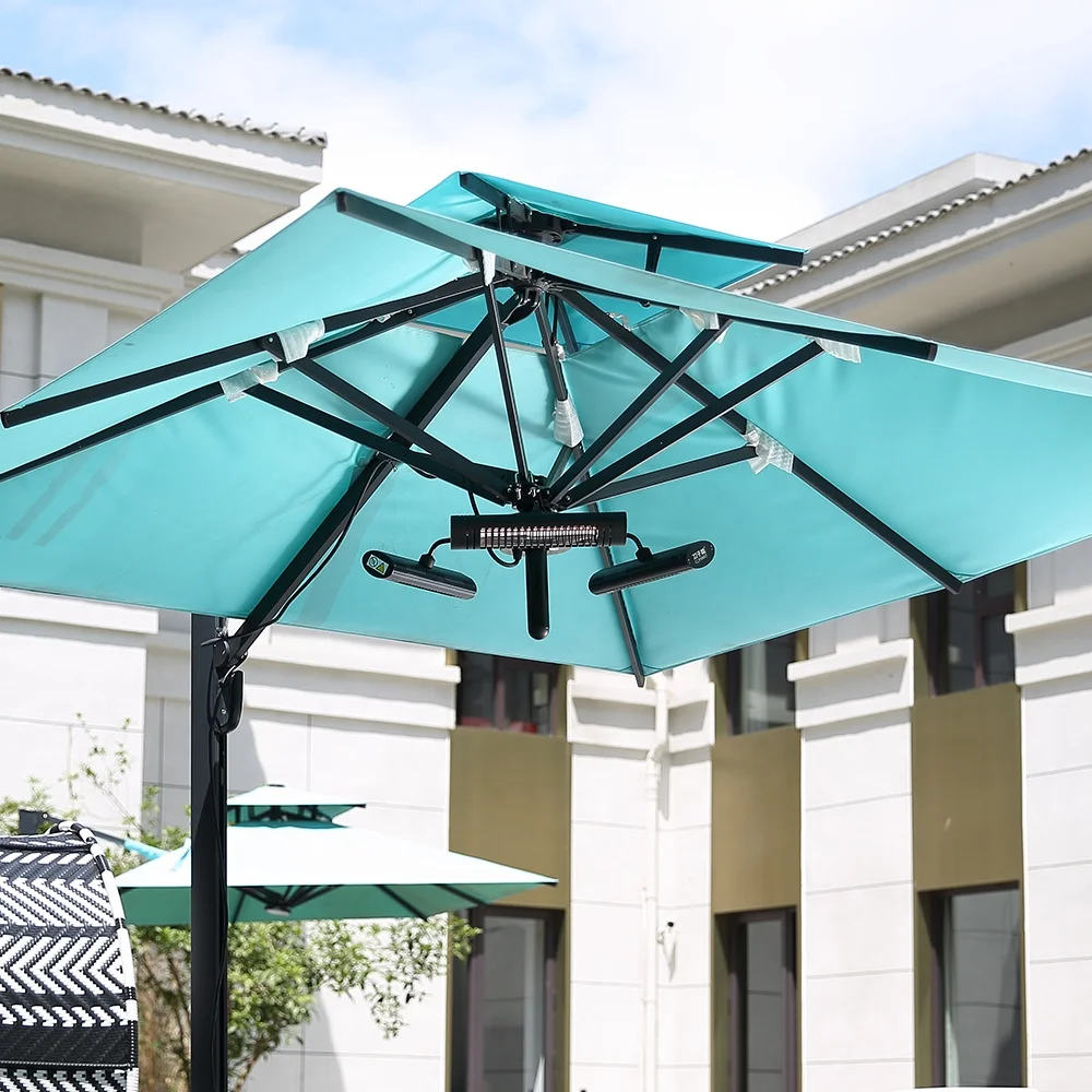 Electric parasol heaters outdoor heaters for garden umbrella