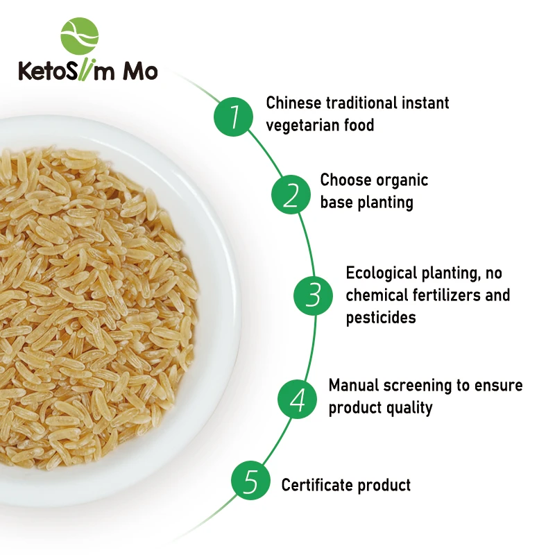 Self-Heating Rice With A Variety Of Tastes Steamed Cooked Instant Fast Food Dry High Protein Konjac Rice