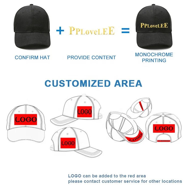 
New Design Your Own Logo 5.6 Panel Dad Hat Custom Embroidered Cap Hat Men Baseball Cap 