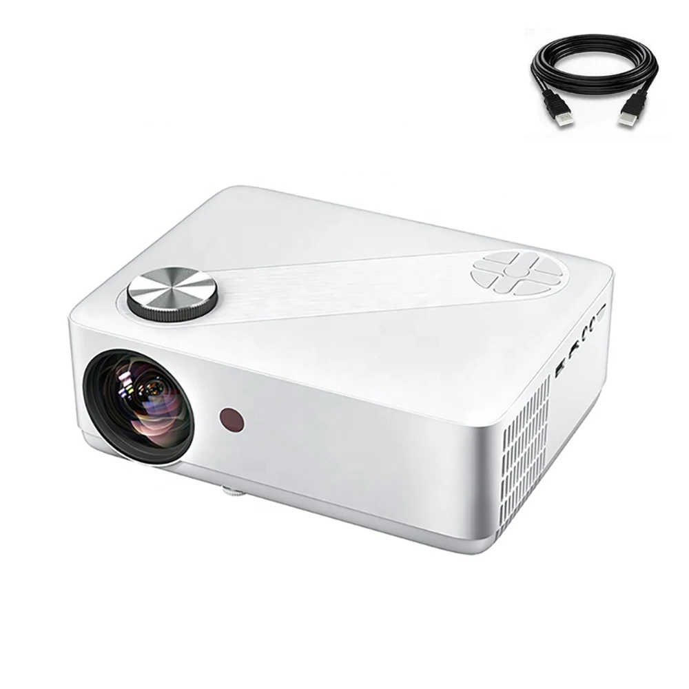 [Best choice for Children/Family gift] Home video movies LCD LED FHD 1080P Smart projector