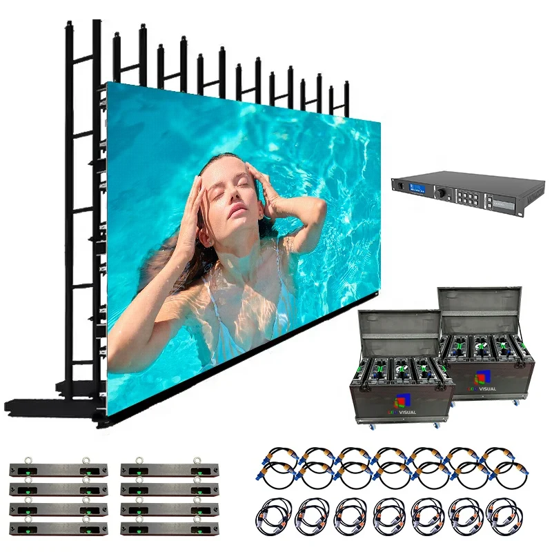 10Ft X 12Ft High Performance Rental Nova Led Display Stage Led Screen Event 8X12Ft Led Video Wall on Sale