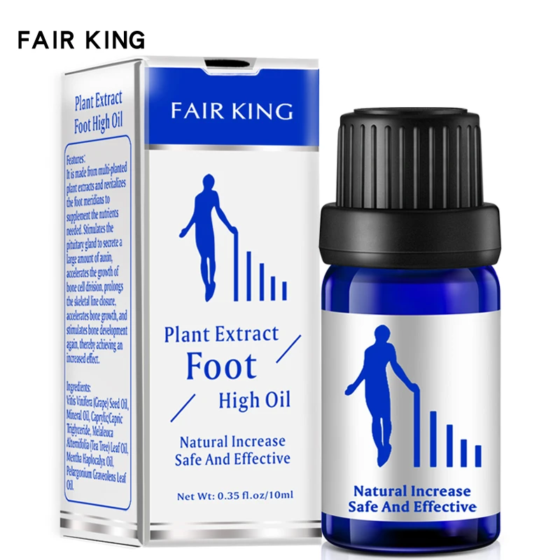 10ml New Herbal Foot Increase Height Essential Oil Promote Bone Growth Grow Taller Massage Oil Foot Care Products
