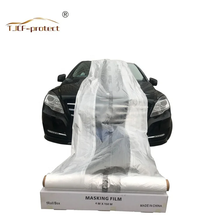 Masking Sheeting Film Car Cover Bodyshop Paint Restoration Diy Paint