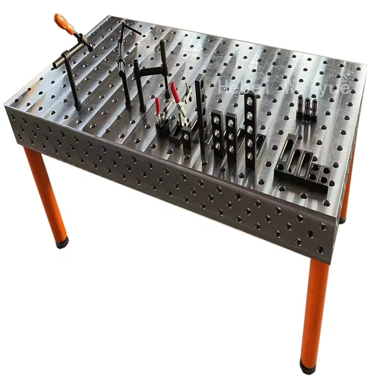 3D Cast Iron Steel Welding Table Nitrided With Measuring Scales and Accessories