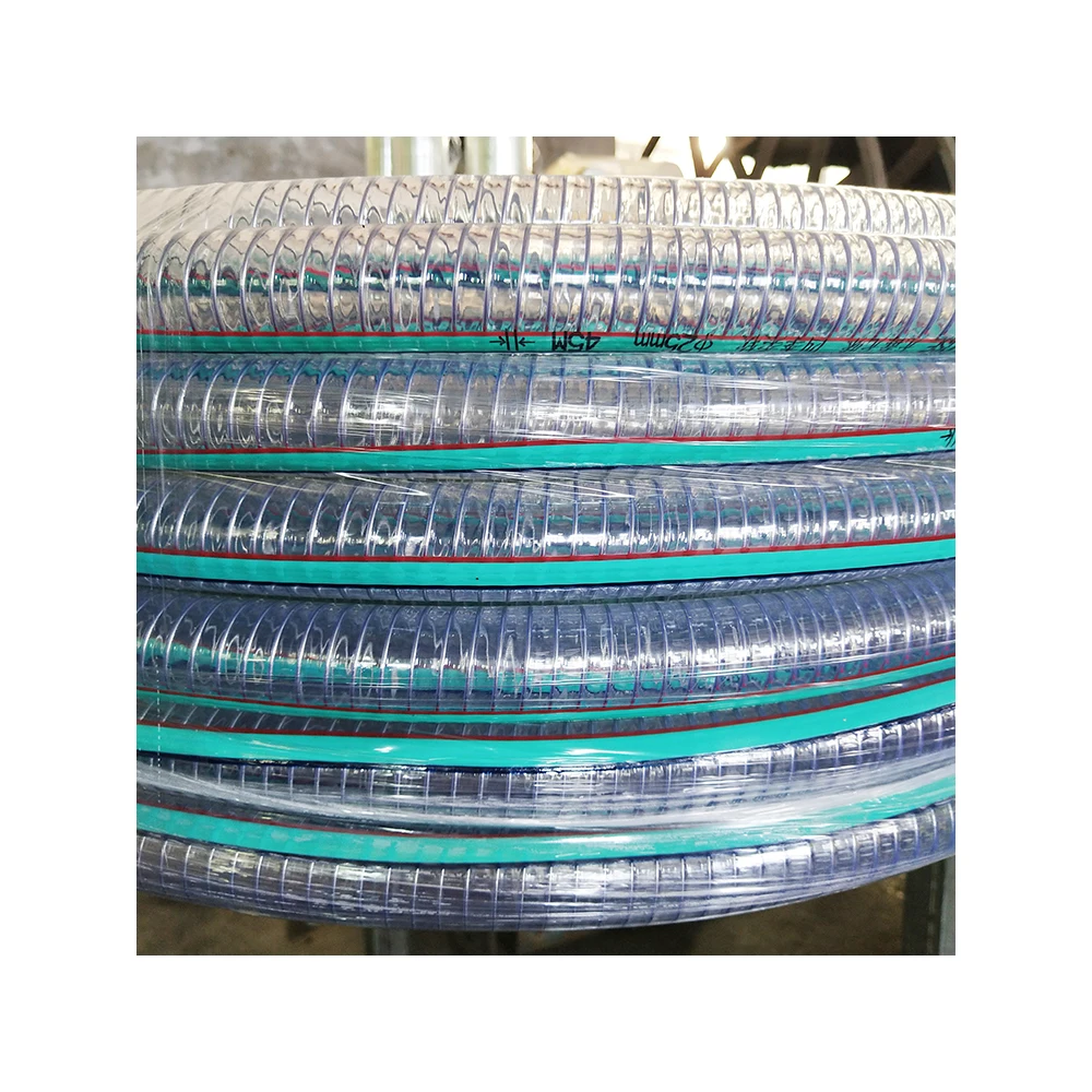 Quality Assurance Rounded PVC Bending Radius Flexible Plastic Sprial Steel Wire Tube for Agriculture
