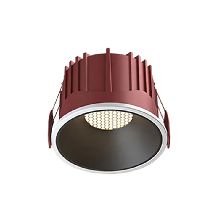 Потолочный светильник с высоким индексом цветопередачи, 55 мм, 75 мм, 95 мм, вырезанный встраиваемый круглый светодиодный потолочный светильник с монолитным блоком светодиодов 7 Вт, 12 Вт, 20 Вт