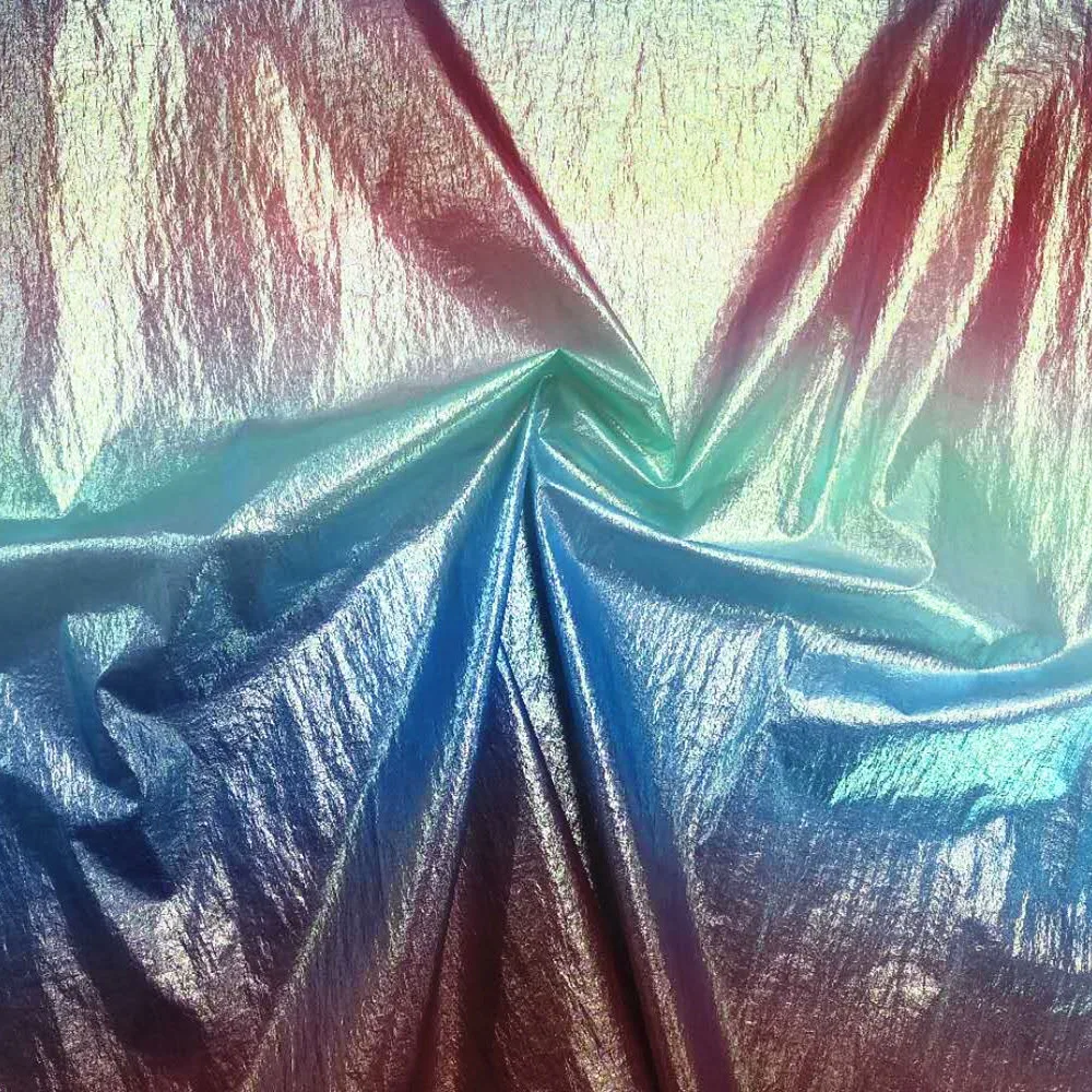 TTK 100% nylon taffeta crepe fabric 20d nylon ripstop waterproof bronzing fabric