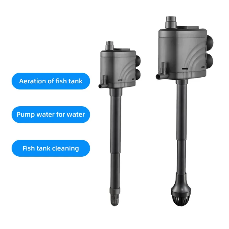 Relaxlines aquarium oxygen pumps electric small hot sale aquarium submersible 3-in-1 oxygen pump for fish tank