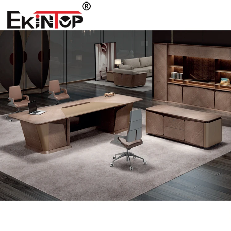 Ekintop high quality executive office desk modern office desk office furniture l desk