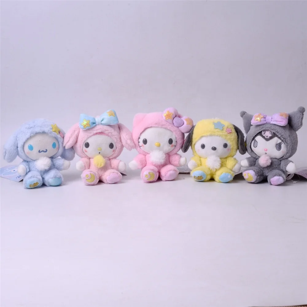 Wholesale Sanrioed Kuromi My Melody Kawaii Japan Cartoon Plush Action & Toy Figures Stuffed Animals Toys Model Number Sanrioed