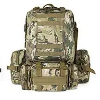 Outdoor function combination backpack Camo outdoor hiking large capacity shoulder tactical backpack