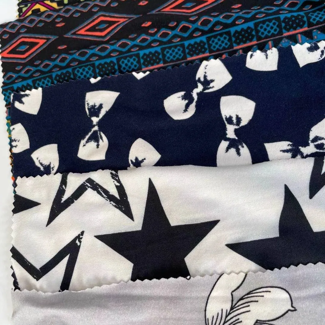 High quality soft beautiful knitted polyester milk silk DTY brushed fabric for cloth