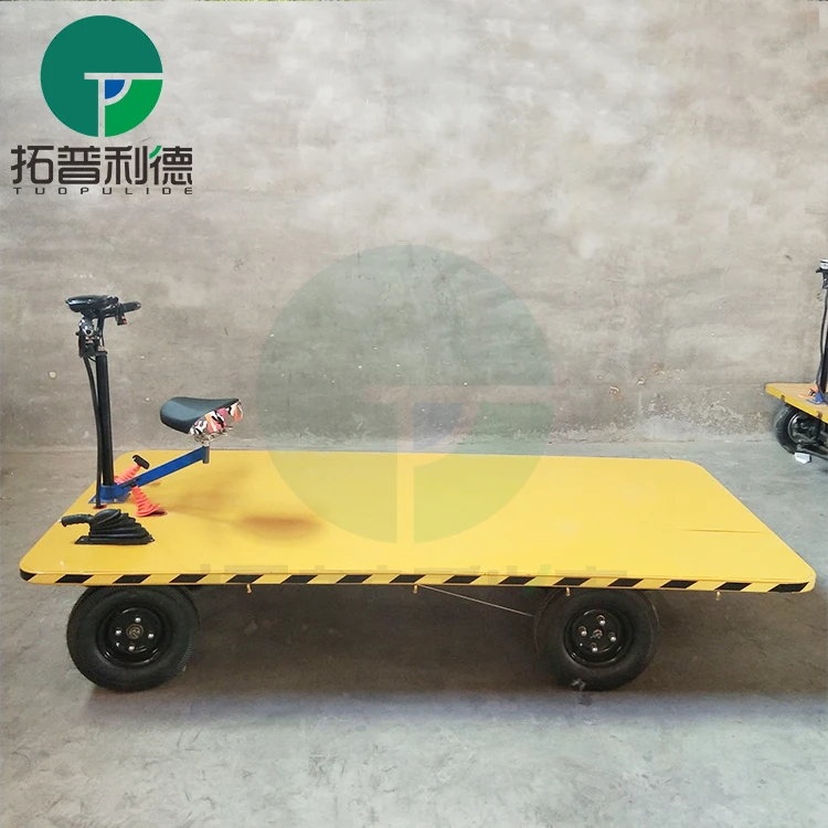Good quality self propelled electrical battery platform cart