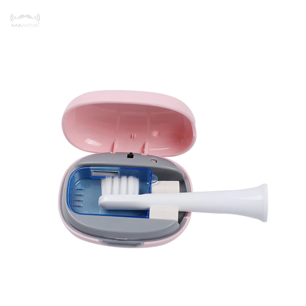 Uvc дезинфицирующее средство для чистки зубов стерилизационная коробка портативная ультрафиолетовая зубная щетка стерилизатор и держатель
