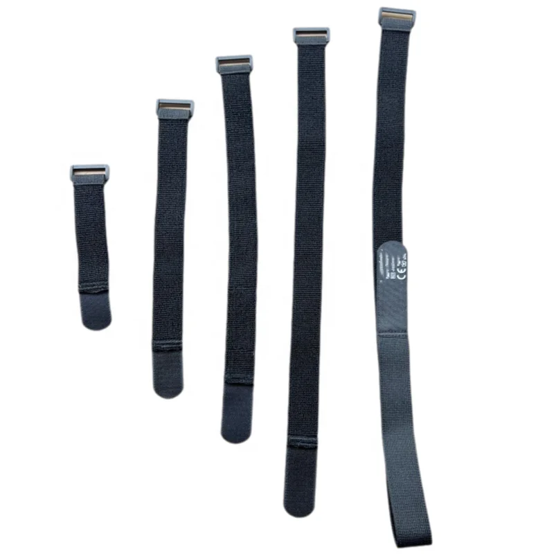 Cable Tie and Garment Accessories  Fastener Tape Eco-Friendly Self-Adhesive Heat Resistant Custom elastic Hook and Loop strap