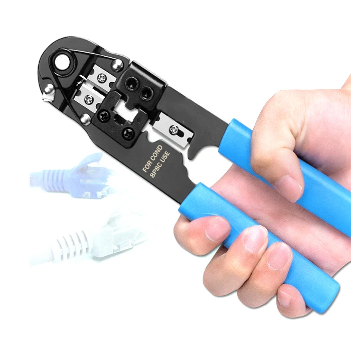 Modular Plug Crimper Network LAN Cable 8P8C Cat5/5e/6/6a (catx)  Rj45 Rj11 Crimping Tool