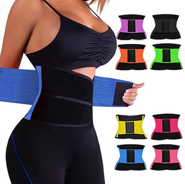 Wholesale women neoprene adjustable waist body shapers fajas colobiana